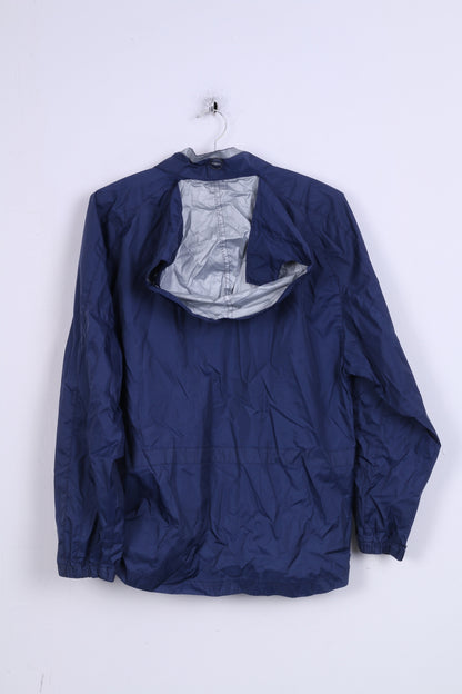 Umbro Boys YXL 158 Jacket Blue Sportswear Waterproof Zip Up Nylon