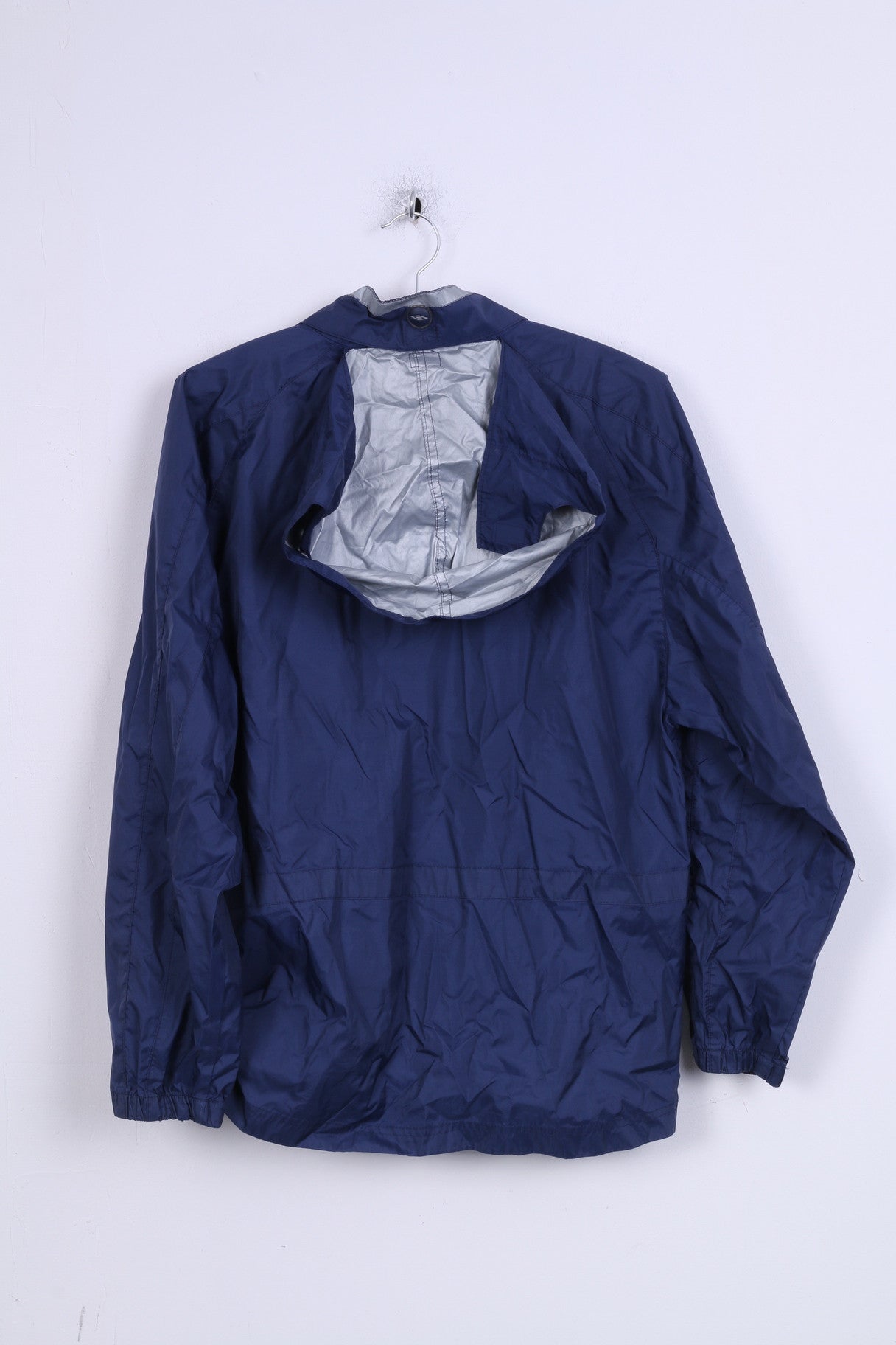 Giacca Umbro Boys YXL 158 Abbigliamento sportivo blu Nylon impermeabile con cerniera