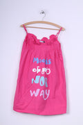 Moods Of Norway Womens S Tunic Shirt Spaghetti Straps Pink Graphic Cotton Summer