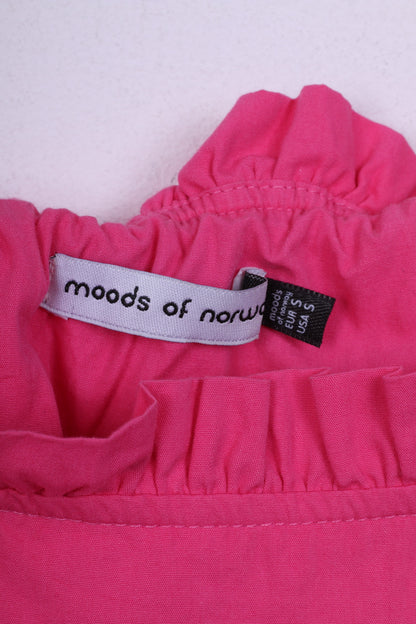 Moods Of Norway Womens S Tunic Shirt Spaghetti Straps Pink Graphic Cotton Summer