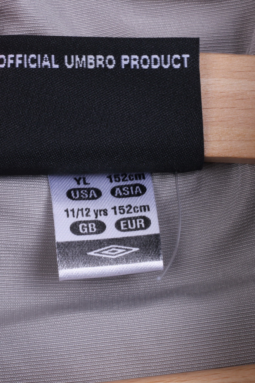 Giacca sportiva Umbro da 11/12 anni per ragazzi, grigia, da allenamento