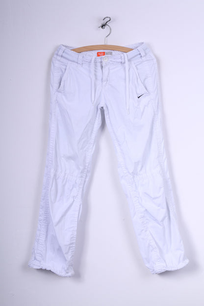 Nike Womens S 10 Lightweight Trousers Cotton White The Athletic Dept.