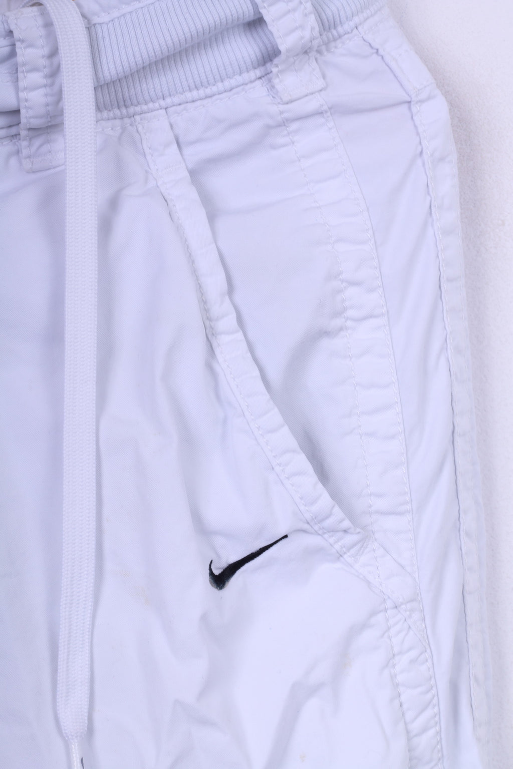 Nike Womens S 10 Lightweight Trousers Cotton White The Athletic Dept.