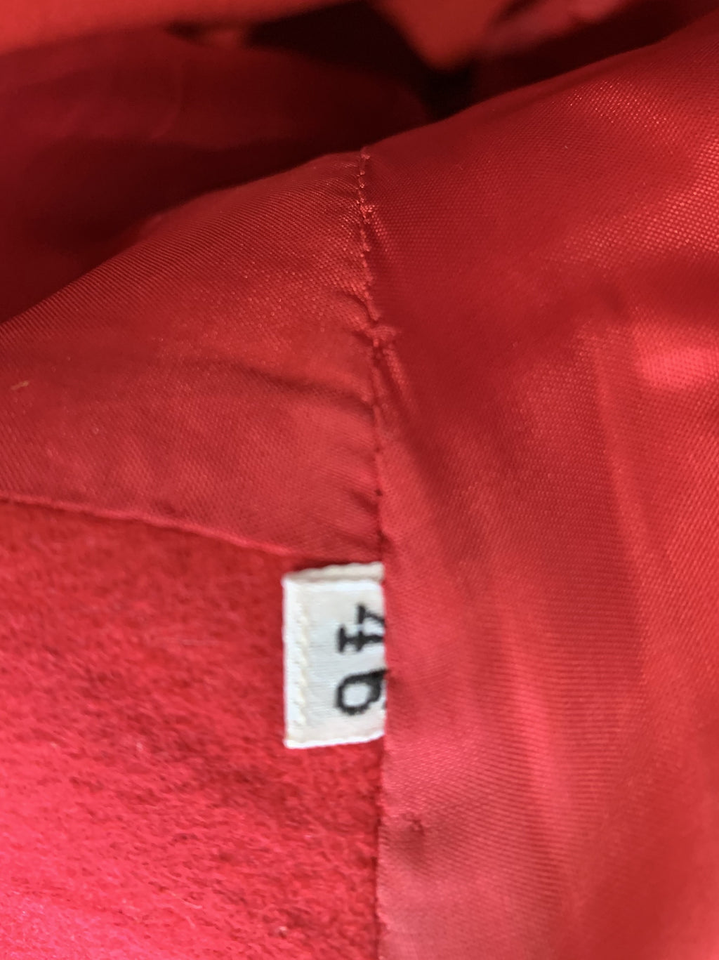 Gianni Versace Women 46 Blazer Vintage Red Wool Made in Italy 80s Jacket