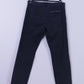 Thinple Mens 36 Trousers Navy Cotton Lycra Blend Classic Straight Leg Pants