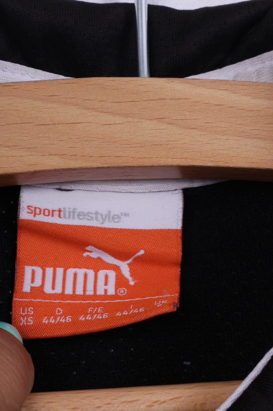 Puma Polo XS Homme Noir Sportswear Haut à Boutons Détaillés 