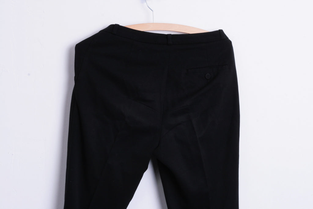 H&M Womens S/M Elegant Trousers Classic Women's Suit Black - RetrospectClothes