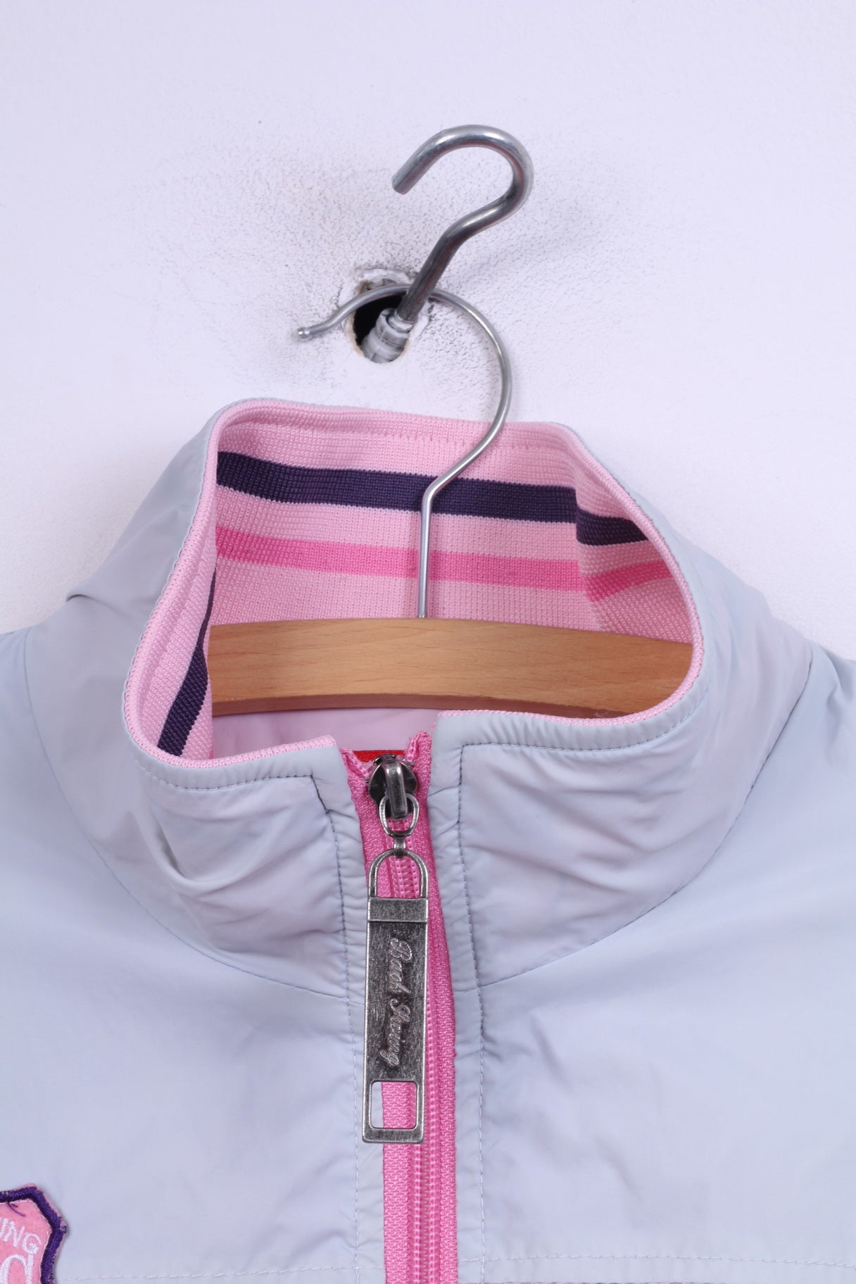 Back Swing Primark Veste 14 M pour femme en nylon rose léger avec fermeture éclair 