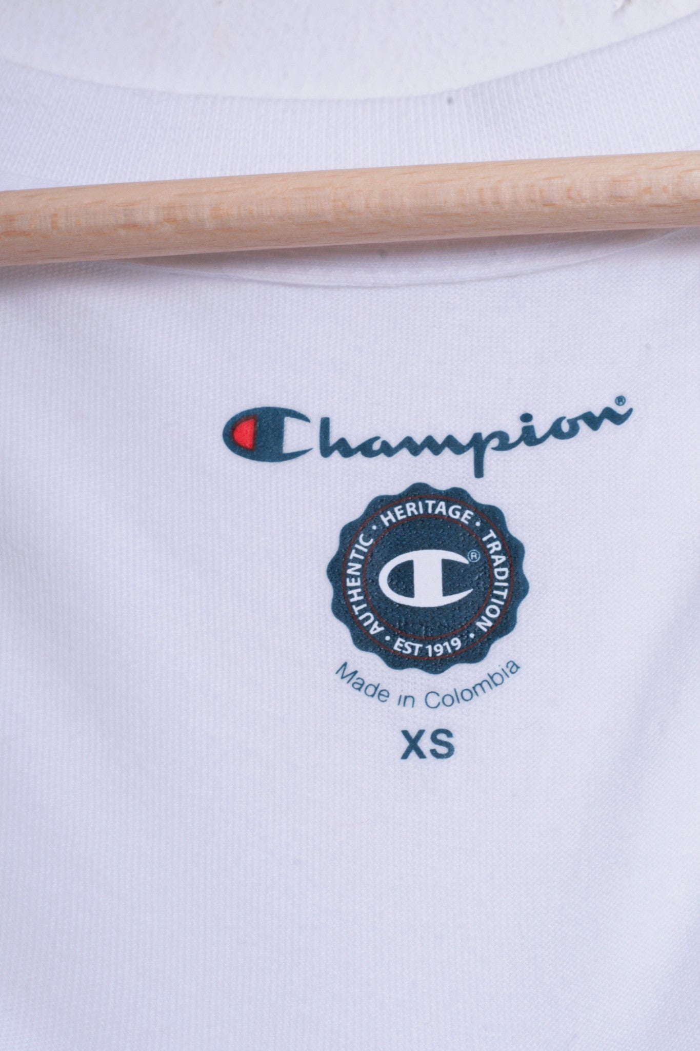 Champion St. Lawrence Saints Womens XS Shirt Blouse V Neck White Cotton - RetrospectClothes