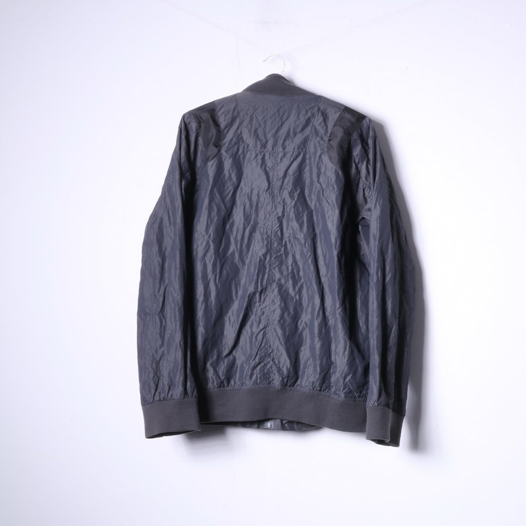 Tom Wolf Mens 2XL Lightweight Jacket Black Full Zipper Nylon Waterproof Top