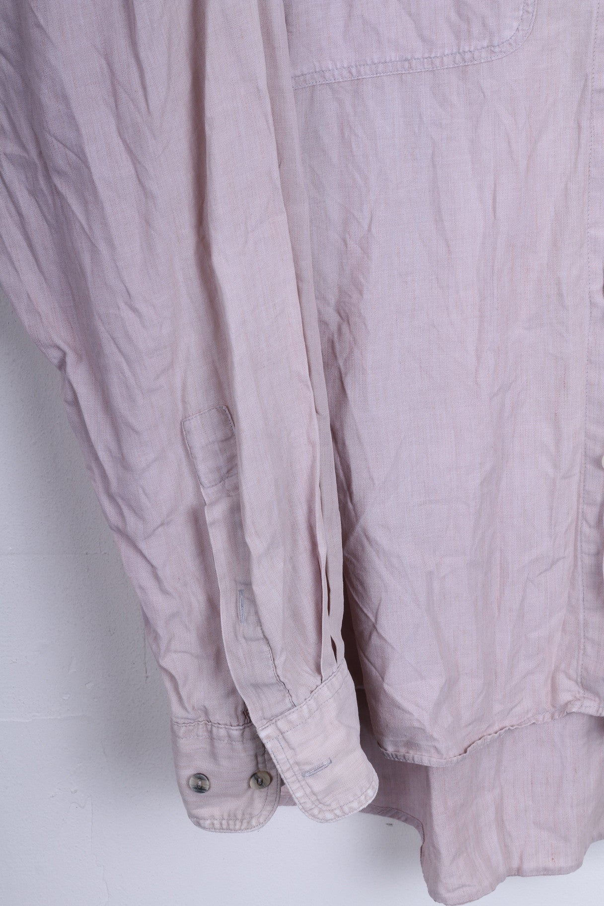 CAMEL Collection Chemise décontractée XL pour homme Beige Col boutonné vintage