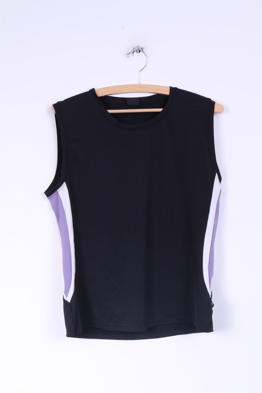 Débardeur de sport en polyester noir sans manches pour femmes 16 L