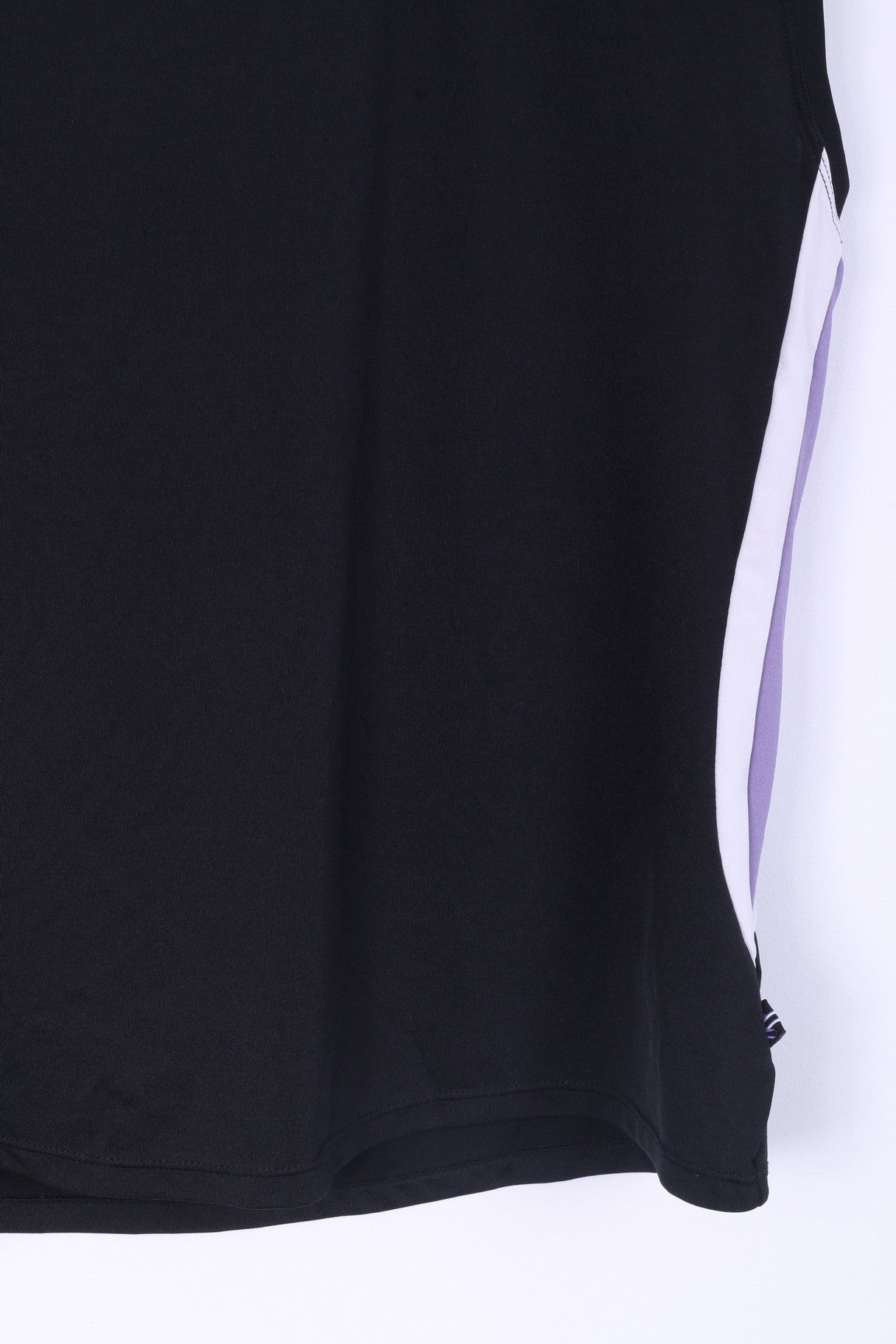 Womens 16 L Sleeveless Black Polyester Sport Tank Top