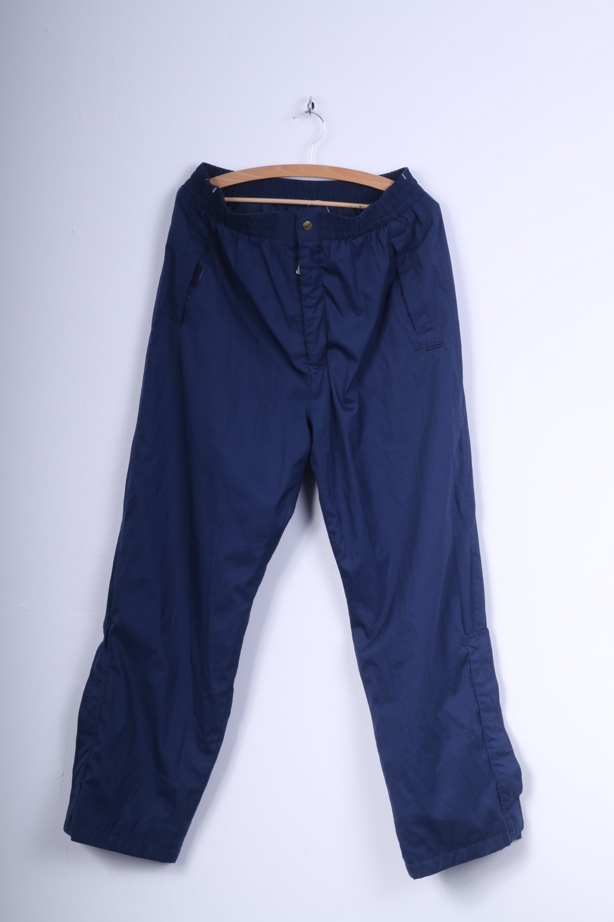 Head Mens L Pantalon Bleu Chaud Extérieur Doublé Pantalon De Sport