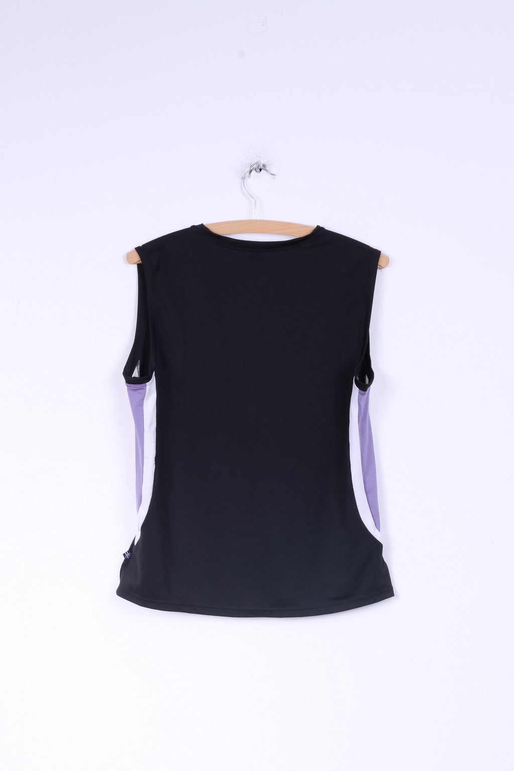 Débardeur de sport en polyester noir sans manches pour femmes 16 L