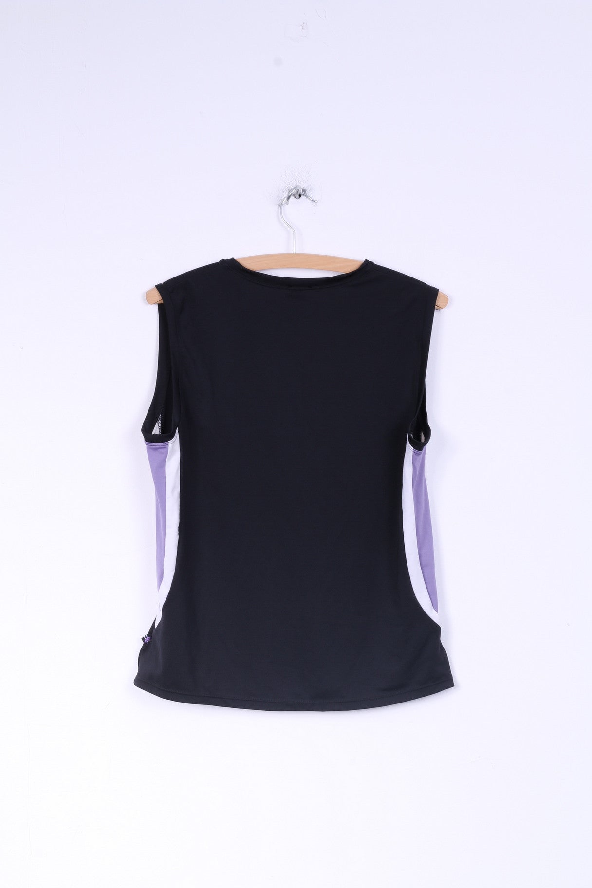 Débardeur de sport en polyester noir sans manches pour femmes 16 L