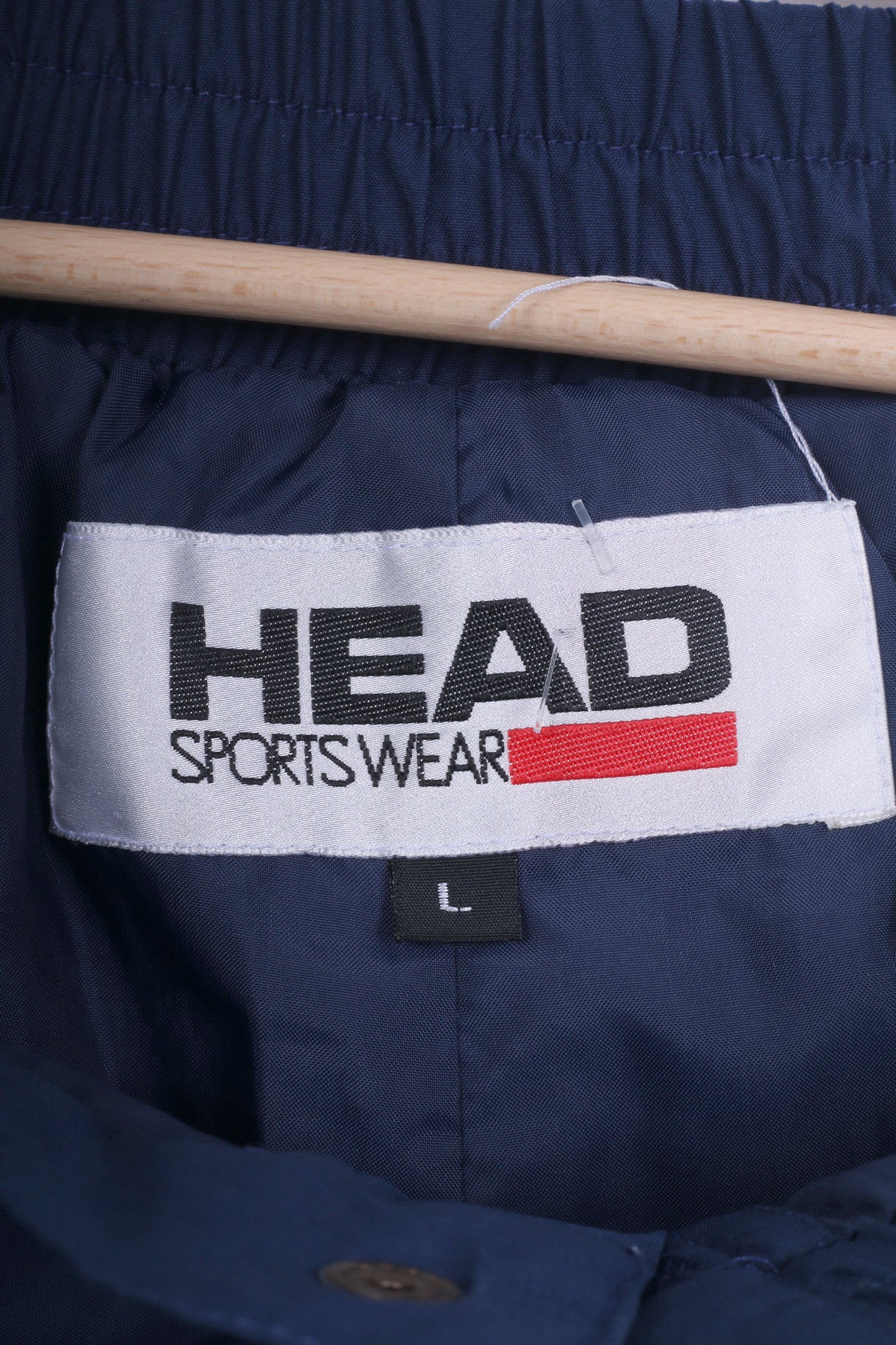Head Mens L Pantalon Bleu Chaud Extérieur Doublé Pantalon De Sport