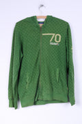 Ringspun Mens M Sweatshirt Green Cotton Tokushima Chargers Hoodie