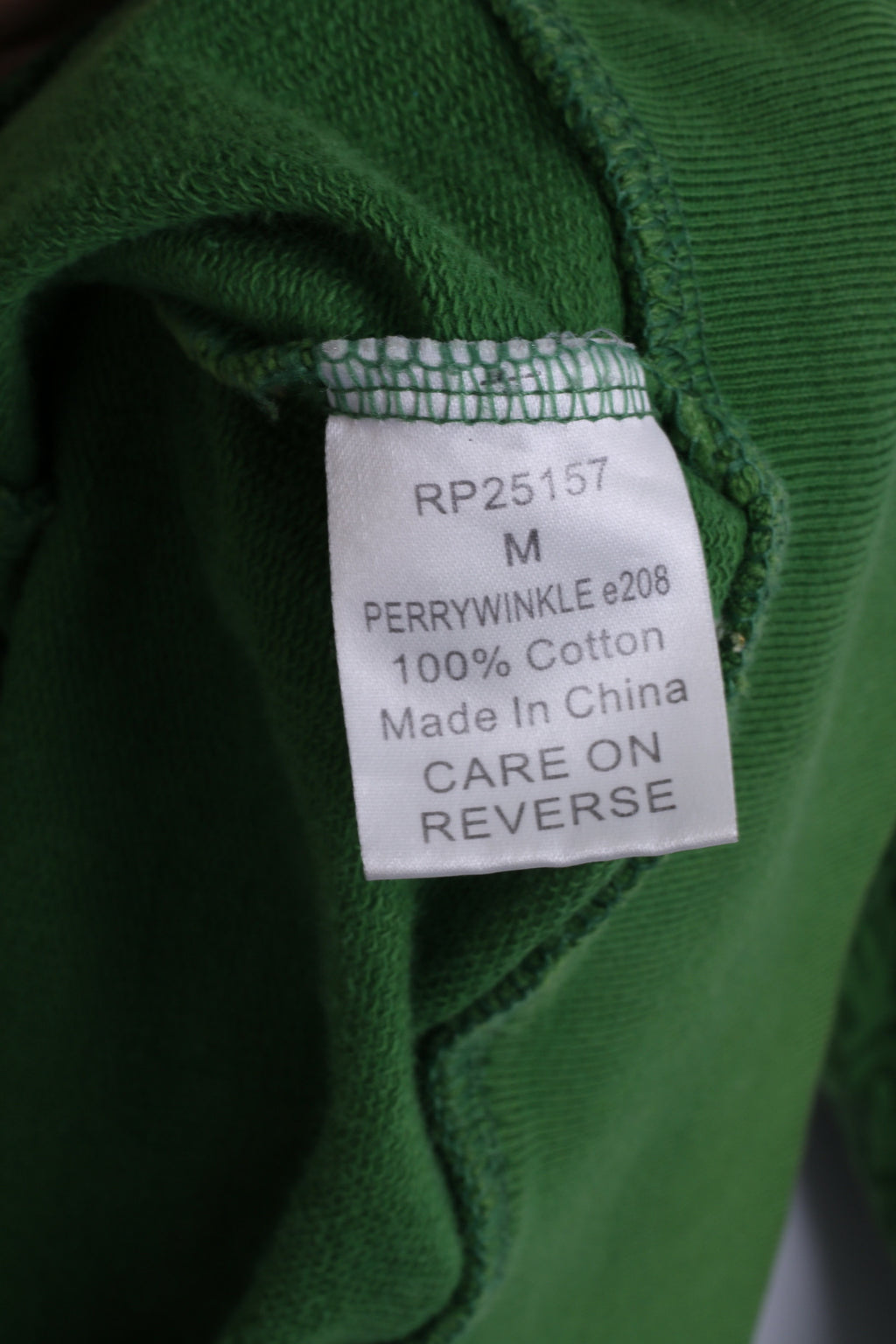 Felpa Ringspun da uomo M in cotone verde con cappuccio Tokushima Chargers