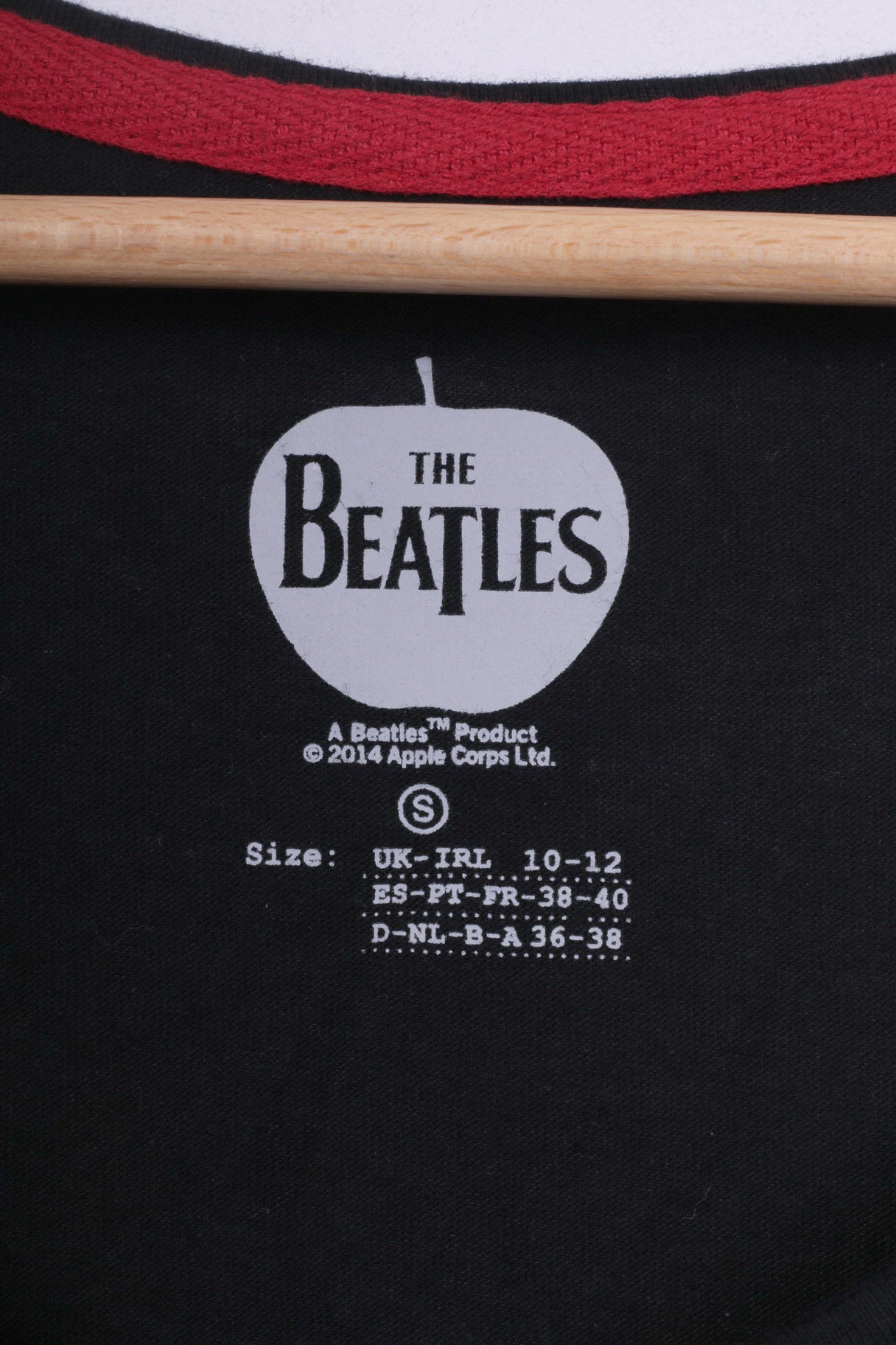 Primark The Beatles Femme 10/12 M Chemise Débardeur Graphique Coton Noir A Hard Days Night 