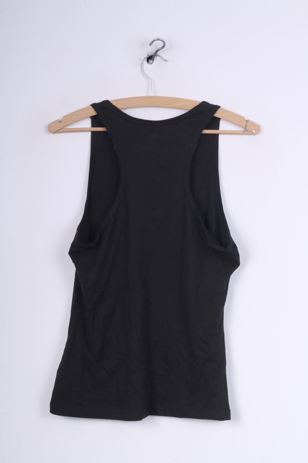 Primark The Beatles Maglietta da donna 10/12 M Canotta Grafica Cotone Nera A Hard Days Night 