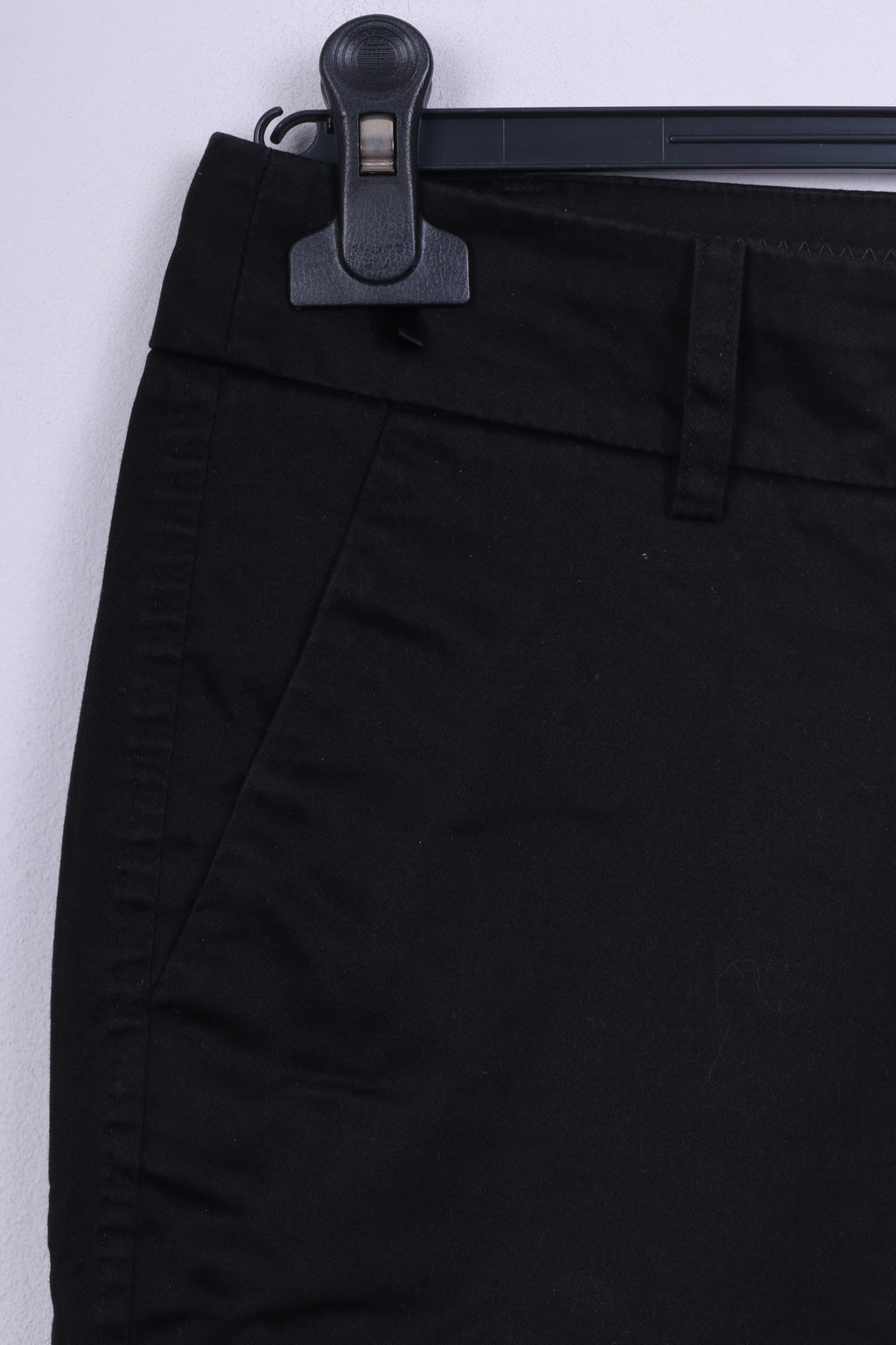 Pantaloni casual 38 da donna Milano Italia Pantaloni neri in cotone