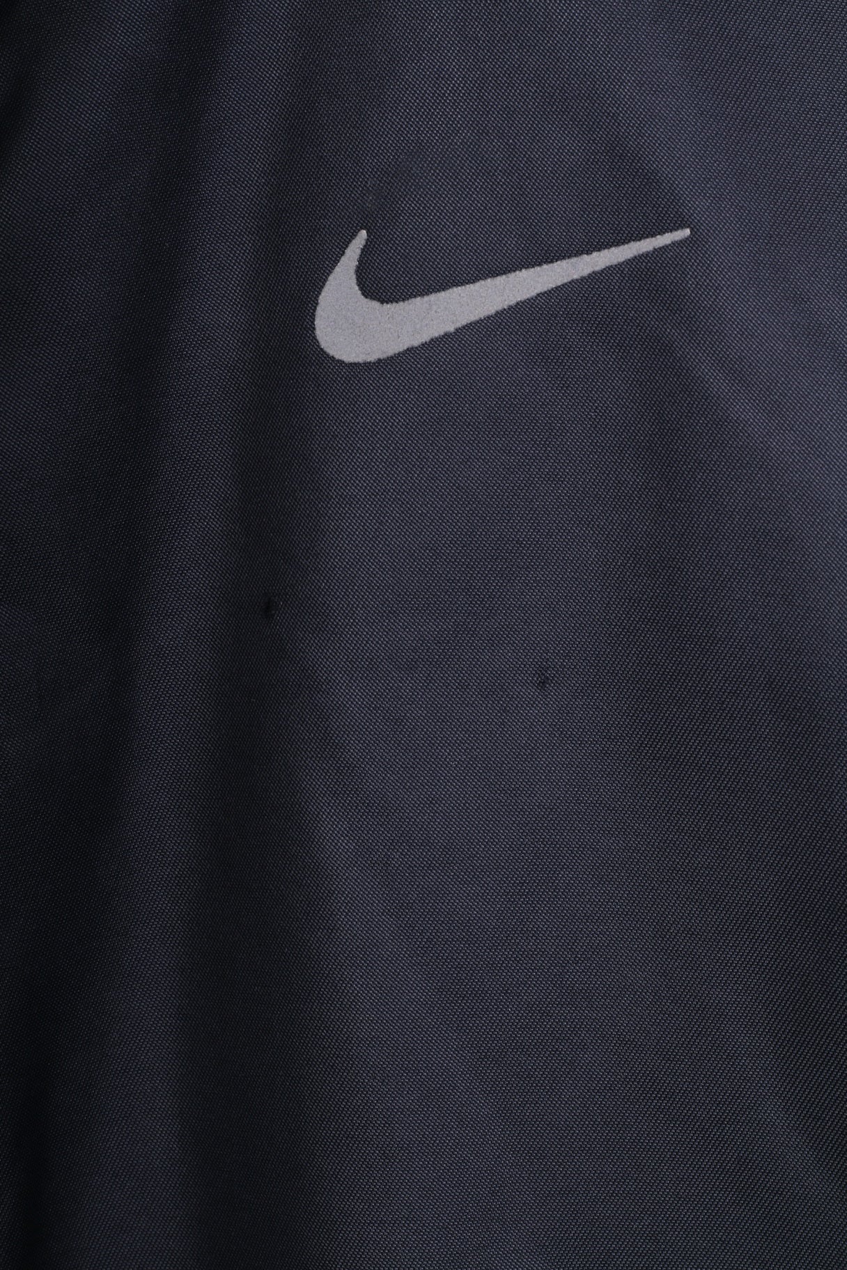 Nike Womens L 173 (M) Jacket Grey Zip Up Padded Fitted Top Just Do It