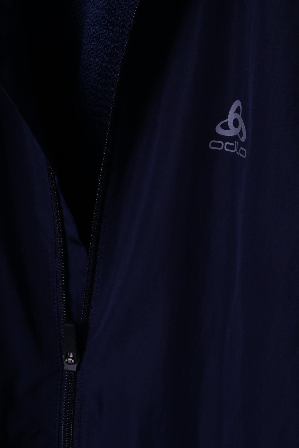 ODLO Mens XXL Jacket Navy Lightweight Zip Up Active Sportswear Windproof Top