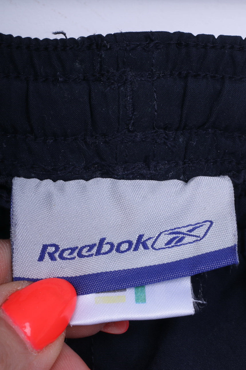 Reebok Pantalon S pour femme - Pantalon de survêtement de sport bleu marine