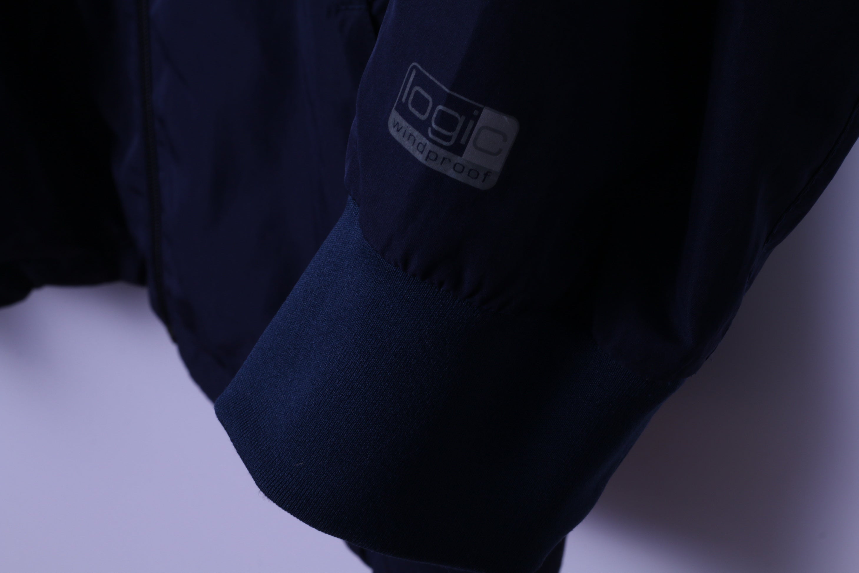 ODLO Mens XXL Jacket Navy Lightweight Zip Up Active Sportswear Windproof Top