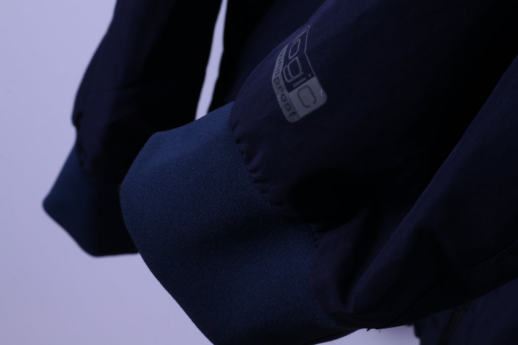 ODLO Mens XXL Jacket Navy Lightweight Zip Up Active Sportswear Windproof Top