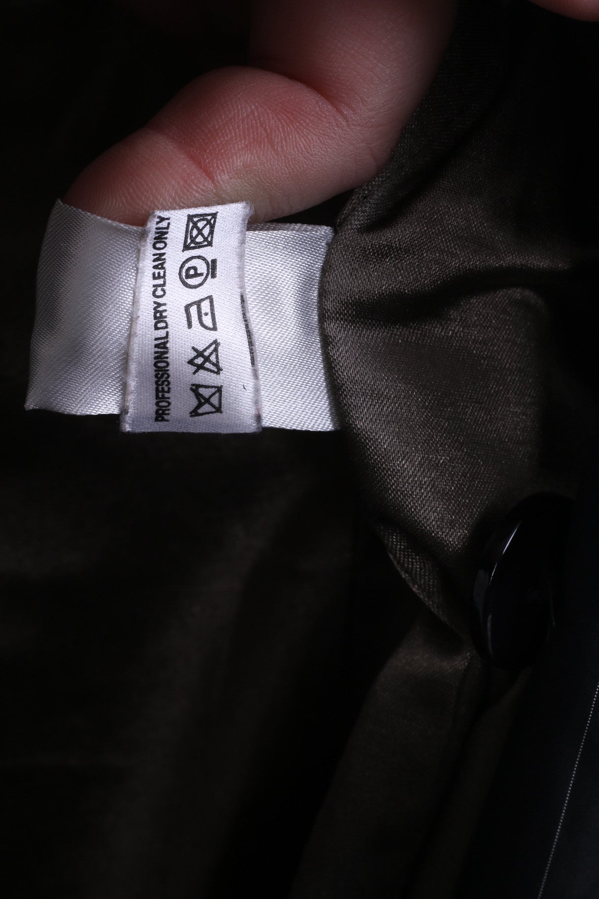 Cappotto M da donna Foor Seasons nero monopetto vintage