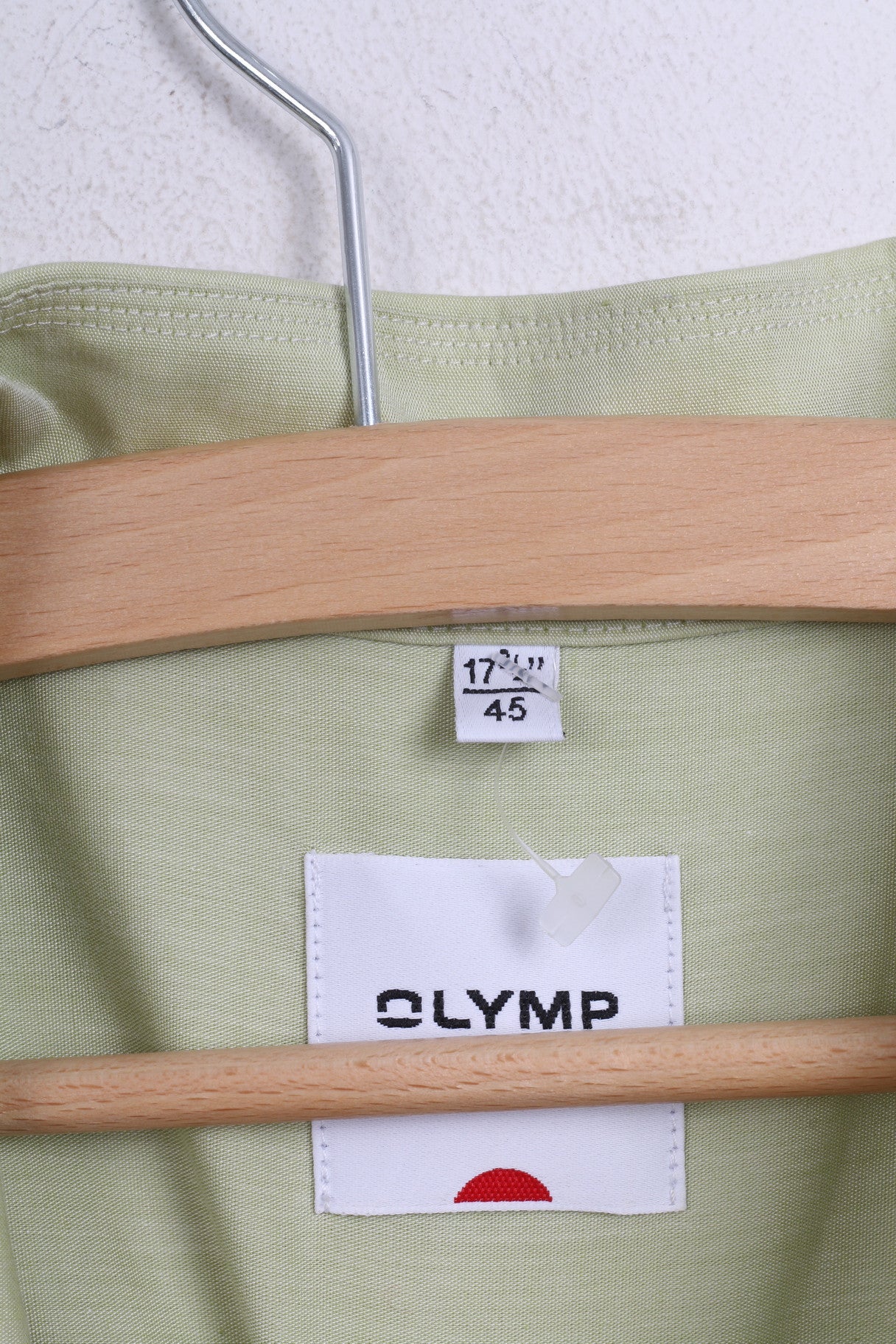 OLYMP Luxor Chemise décontractée XXL pour homme Vert Manches courtes Col standard 45