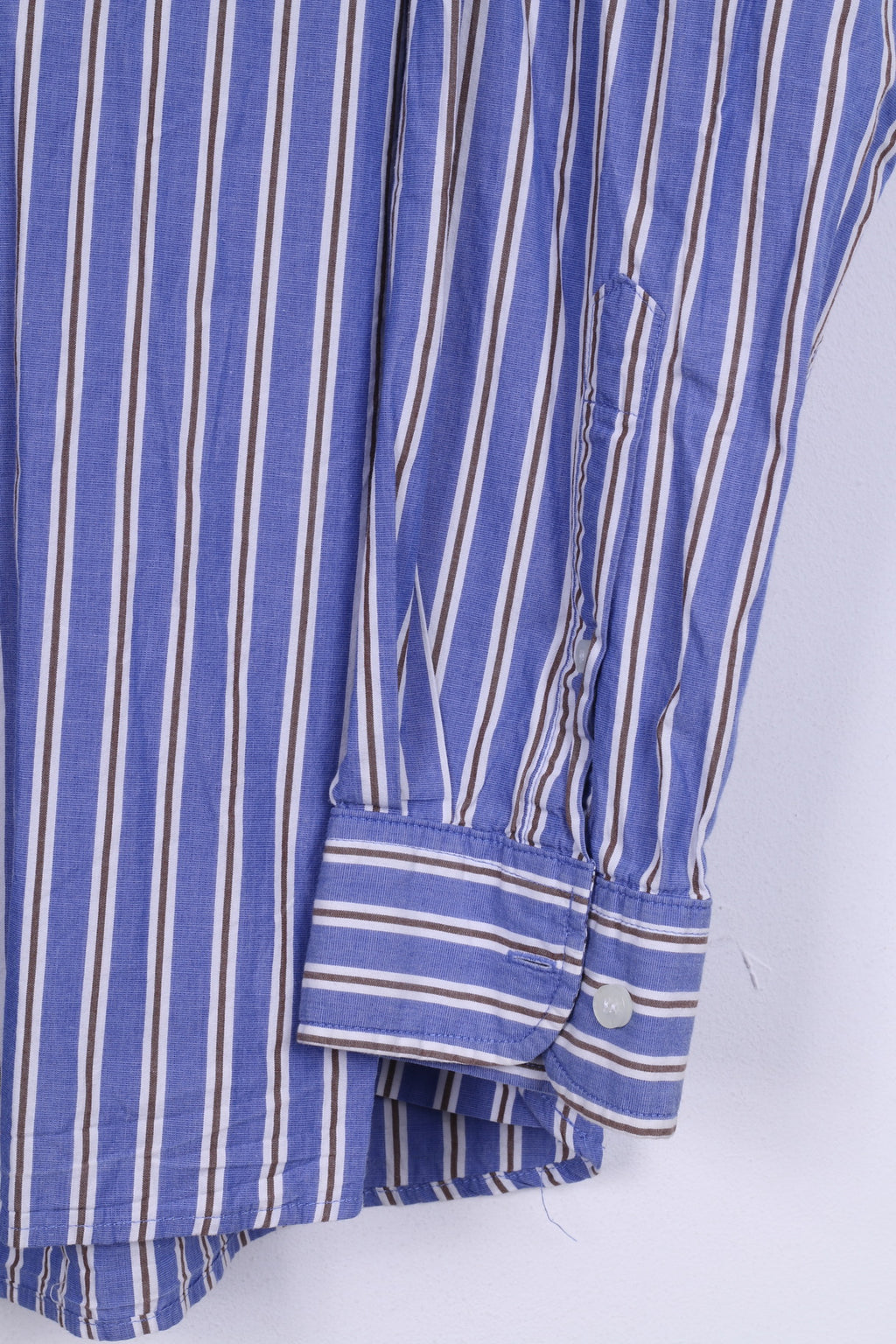 Cotton Traders Chemise décontractée XL pour homme avec col boutonné rayé