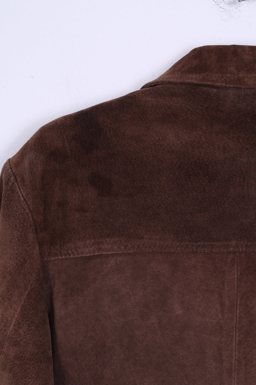 Giacca M da donna Full Power Capispalla monopetto in pelle marrone