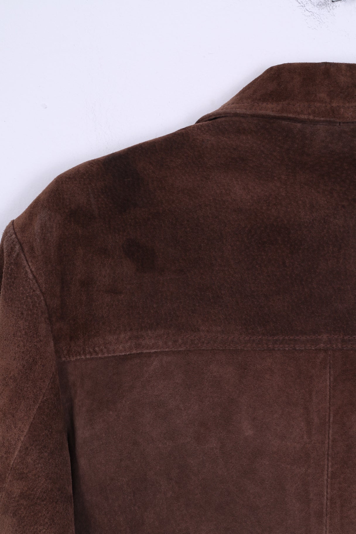 Giacca M da donna Full Power Capispalla monopetto in pelle marrone