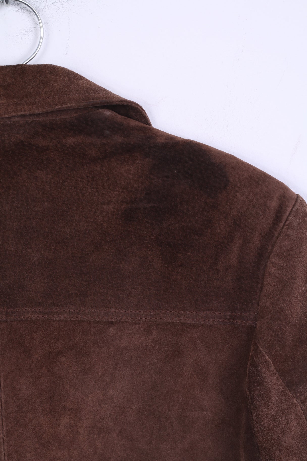 Giacca M da donna Full Power Capispalla monopetto in pelle marrone