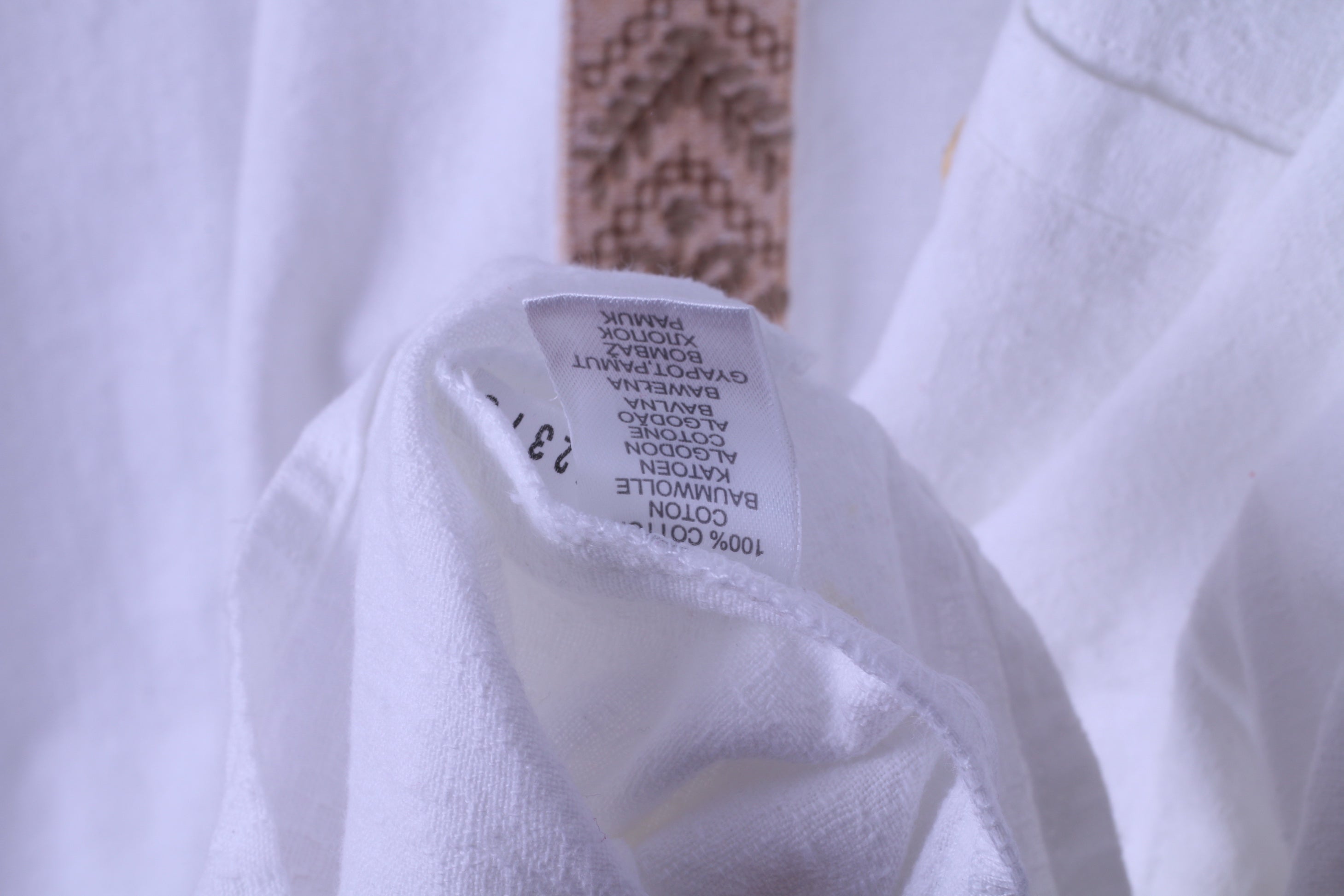 LANDHAUS C&A Naturally Mens XL 43/44 Casual Shirt White Cotton Tyrol Ebroidered Top