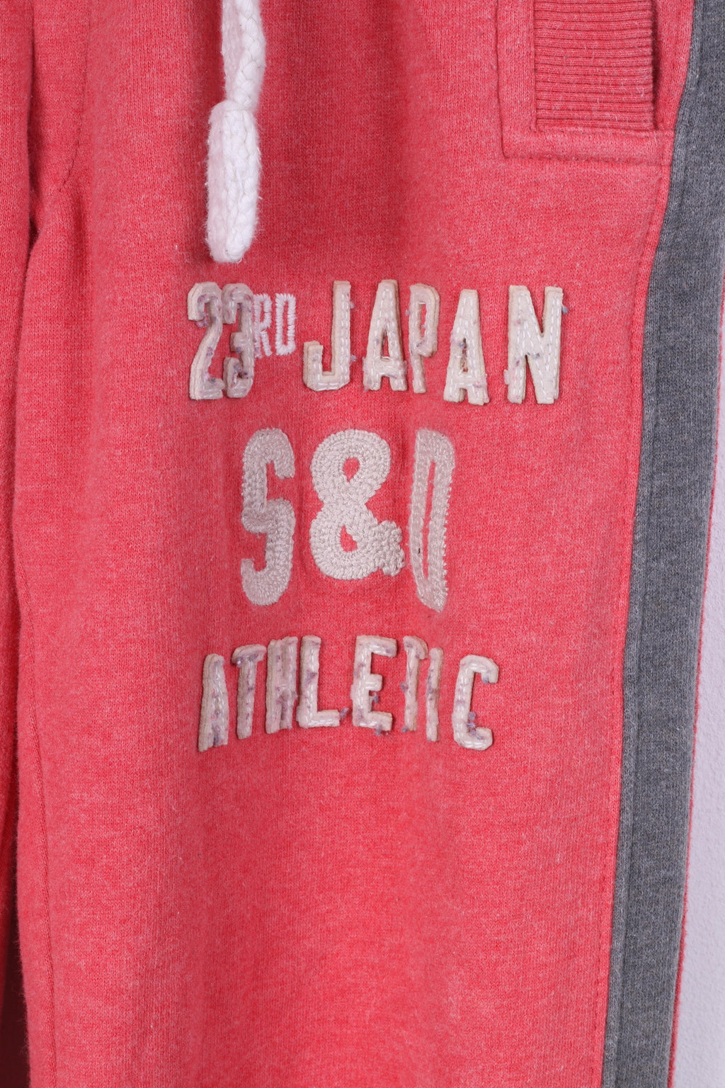 Superdry Mens Xs Sweatpants Hochey Jogger Red Cotton Japan Athletic Sport