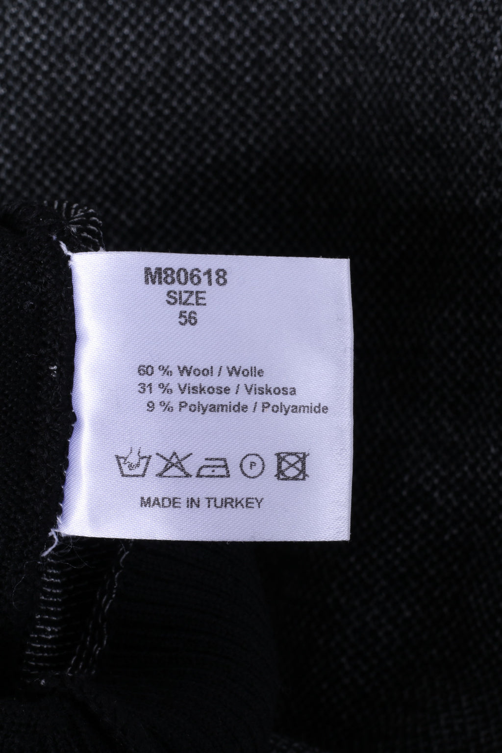 Verri Milano Mens 56 XL Jumper Black Wool Zip Neck Light Sweater Stretch Top