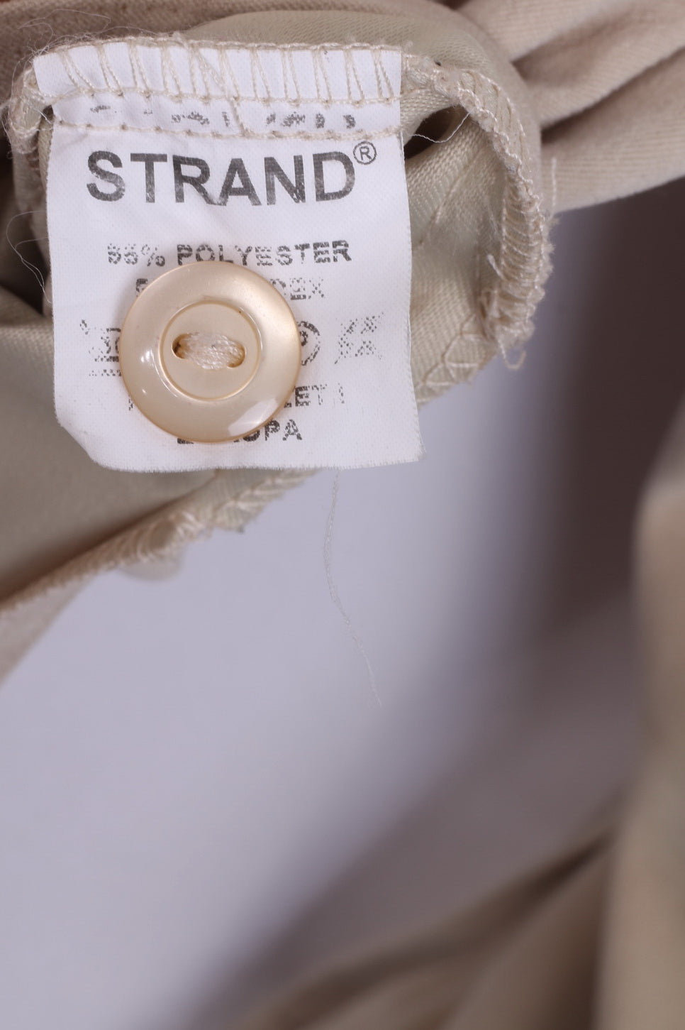 Strand Camicia casual XL da donna Camicetta a maniche lunghe retrò Beige