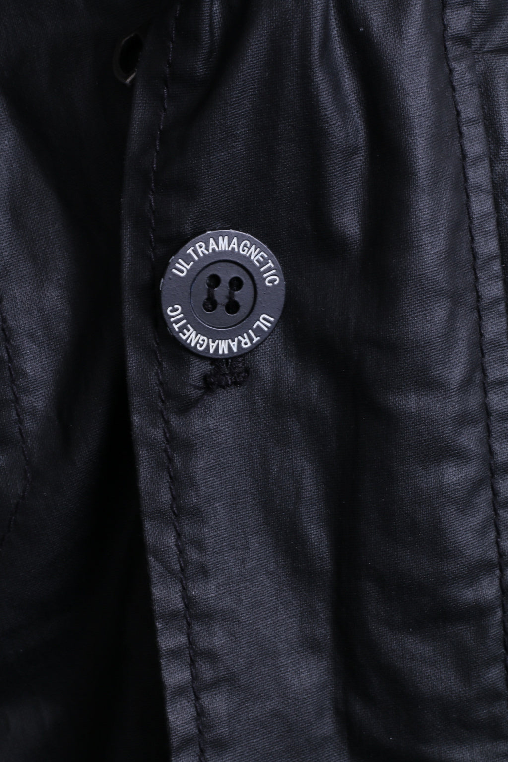 ULTRAMAGNETIC Mens M Jacket Black Wax Cotton Hood