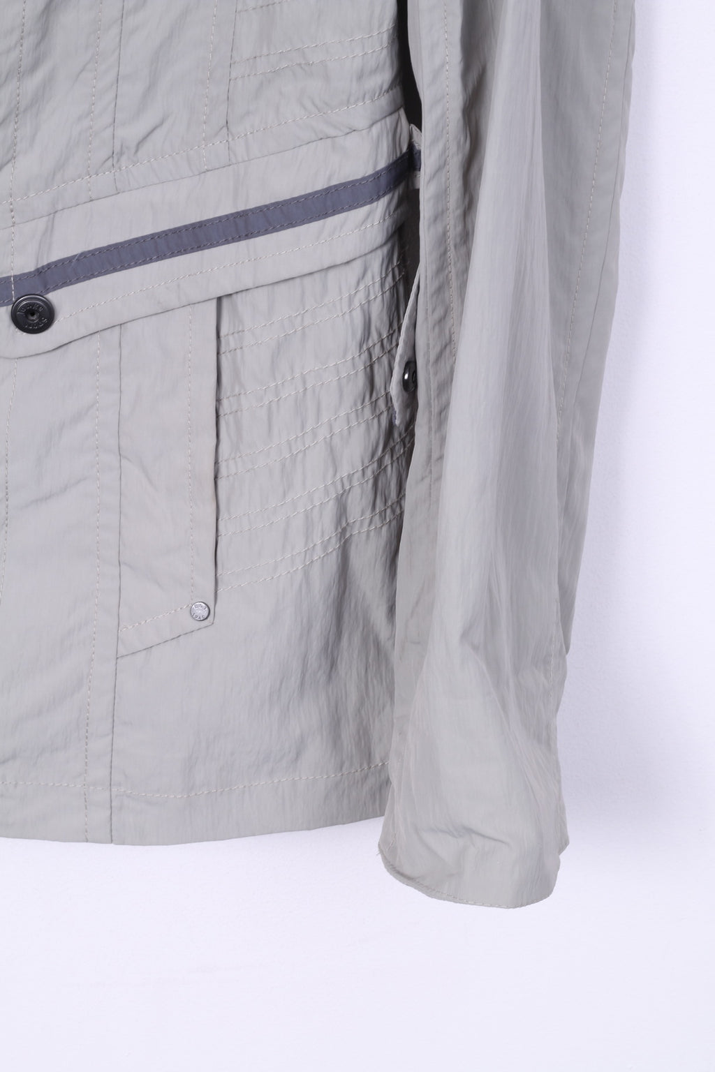 Junge Danmark Womens 38 12 M Jacket Light Green Full Zipper Vintage