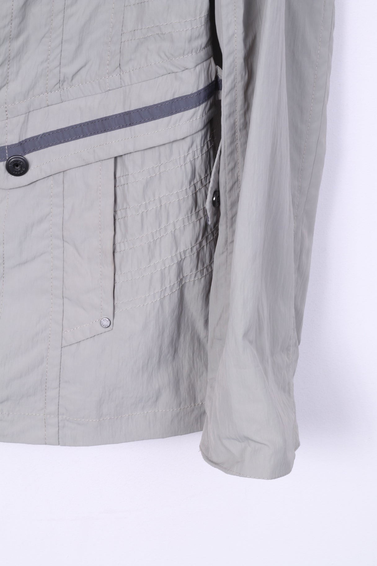 Junge Danmark Womens 38 12 M Jacket Light Green Full Zipper Vintage