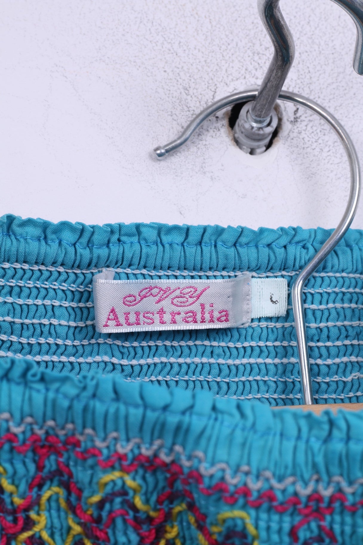Robe mi-longue sans bretelles pour femmes australiennes, bandeau multicolore, plage d'été