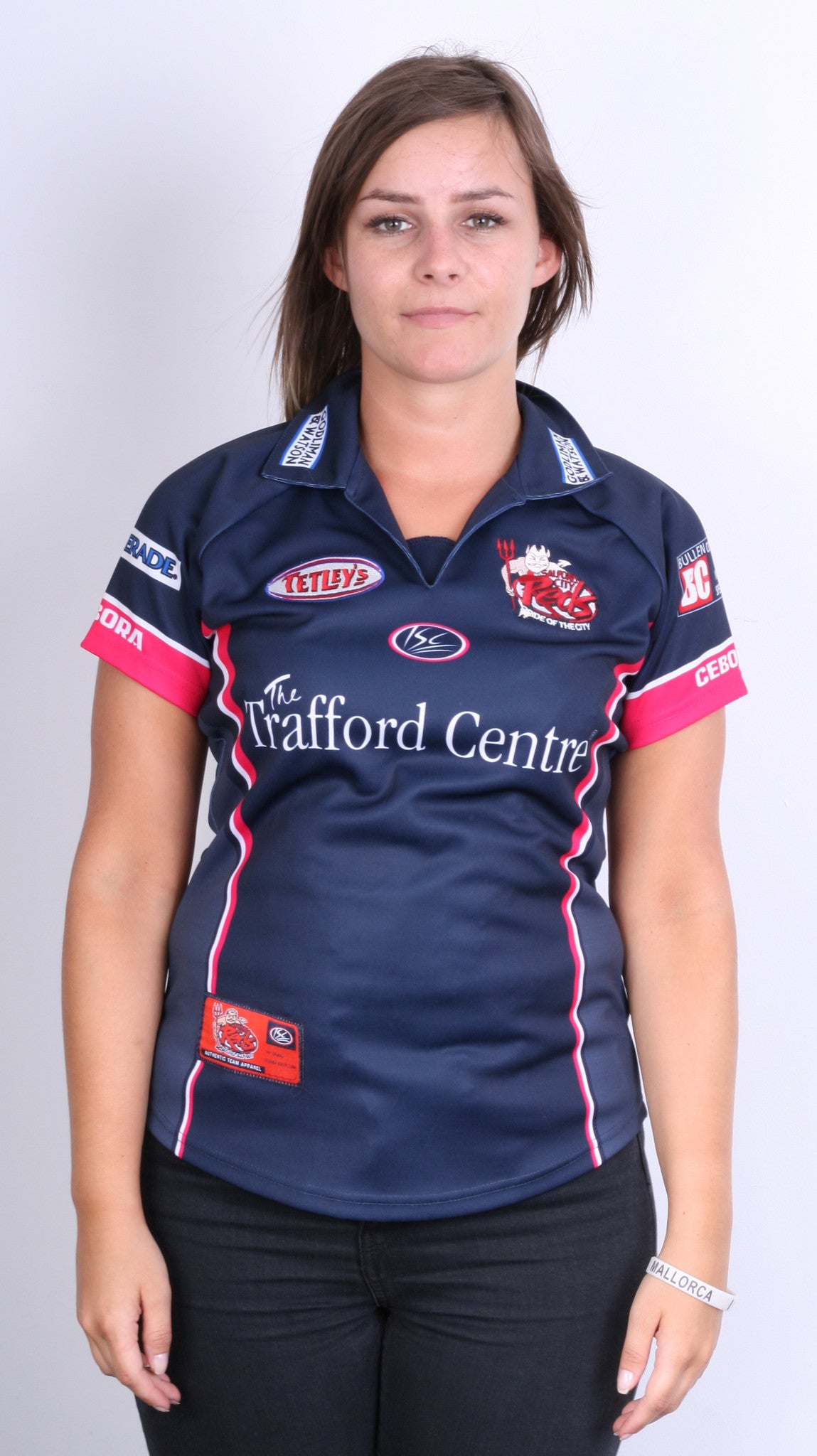 ISC Salford City Reds Womens 8 S Polo Shirt Sport Club Godliman & Watson - RetrospectClothes