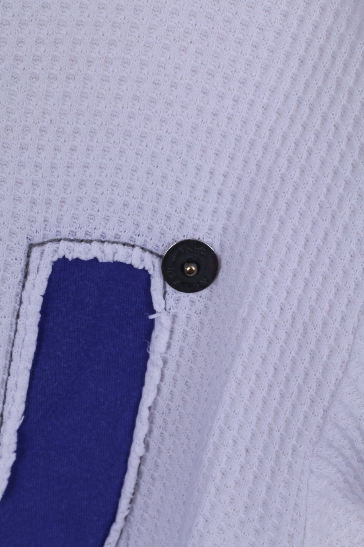 Camicia Armani Jeans da uomo XL bianca a maniche lunghe elasticizzata in cotone AJ