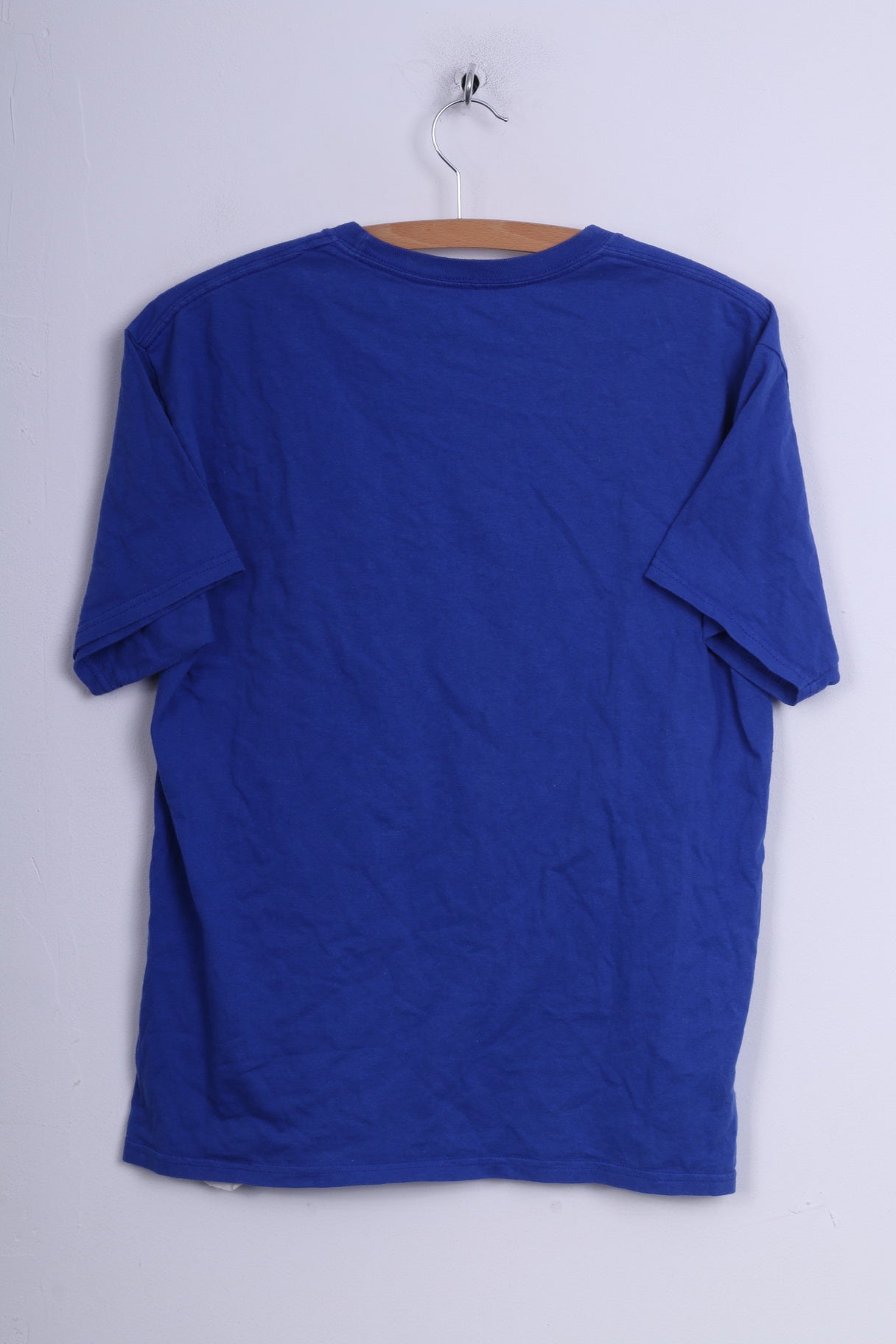 T-shirt Champion da uomo M girocollo in cotone blu gioca sotto pressione