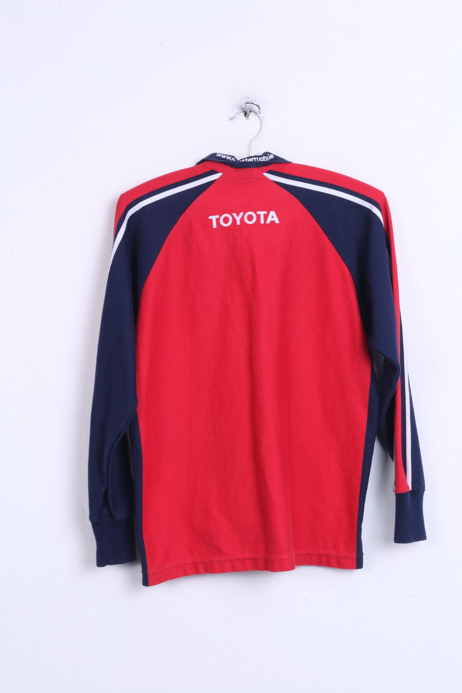 Canterburry Youth 12yrs Womens M Rugby Polo Shirt Long Sleeve Cotton Top - RetrospectClothes