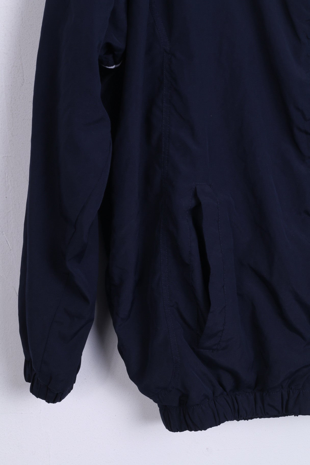 Giacca da tuta UMBRO da ragazzo XS XLB Maglietta da calcio leggera con zip blu scuro